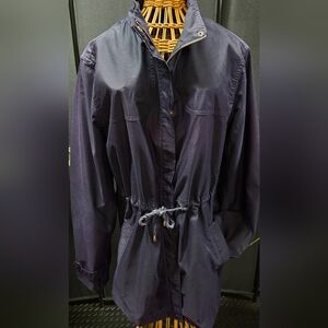 ☔️ Women's "Lands' End" Navy Windbreaker